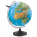 GLOBO GEOGRAFICO ILLUMINATO. CAVO ELETTRICO DI ALMENO 150CM (CONFORME ALLE NORMATIVE VIGENTI).LA CARTOGRAFIA FISICA, CON LA LUCE DIVENTA POLITICA. LE CAPITALI ED I CONFINI DEGLI STATI SONO EVIDENZIATE CON UN SEGNALAE LUMINOSO.BASE ALTA, pesante E SEMI-MER