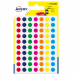 Bollini colorati rotondi in bustina. Perfette per organizzare documenti e prodotti per codice colore. Confezioni da 6 fogli. Etichette da diametro 8mm / 70 etichette per foglio.