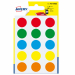 Bollini colorati rotondi in bustina. Perfette per organizzare documenti e prodotti per codice colore. Confezioni da 6 fogli. Etichette da diametro 19mm / 15 etichette per foglio.