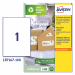 Realizzate in carta riciclata al 100%, sia l’etichetta sia il supporto. Grazie alla finitura JamFREE™ le etichette non si inceppano nella stampante così si evitano sprechi. Adatte per stampanti Laser. Confezione 100 fg.