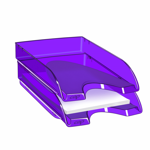 Vaschetta portacorrispondenza che può contenere documenti di dimensioni fino a 24 x 32 cm. Molto pratica, l'ampia apertura frontale consente di rimuovere il contenuto molto facilmente. Impilabile verticalmente o a scalare. Realizzata in robusto polistirer