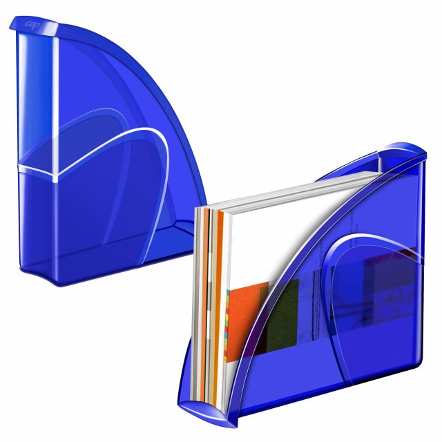 Portariviste dalle linee dinamiche ed eleganti, consente di archiviare tutti i documenti fino alla dimensione 24 x 32 cm, verticalmente o orizzontalmente. L'impugnatura offre un'eccellente presa e il bordo di contenimento di soli 2 cm facilita la presa o 