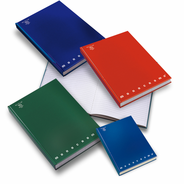 Maxiquaderno cartonato f.to A4 62 fogli. Carta 80gr, rigatura: 5mm.