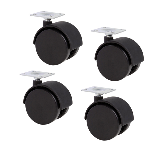 KIT 4 RUOTE per LIBRERIA  RAINBOW