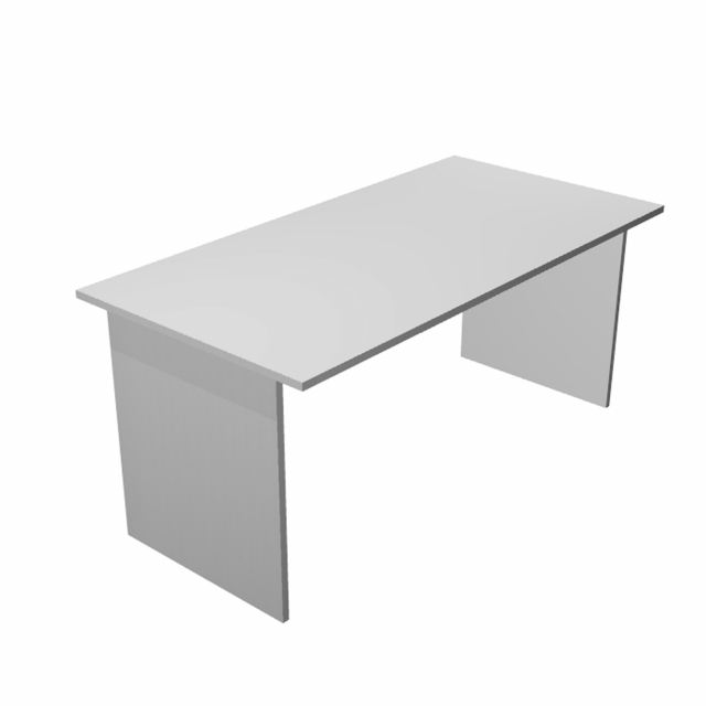 Scrivanie con dimensioni conformi alle normative sulla sicurezza dei posti di lavoro in ufficio. Bordatura dei piani in ABS 2mm antishock ed assenza di spigoli vivi. Le scrivanie sono disponibili nella versione con fianchi pannello in melaminico (sp. 22 m