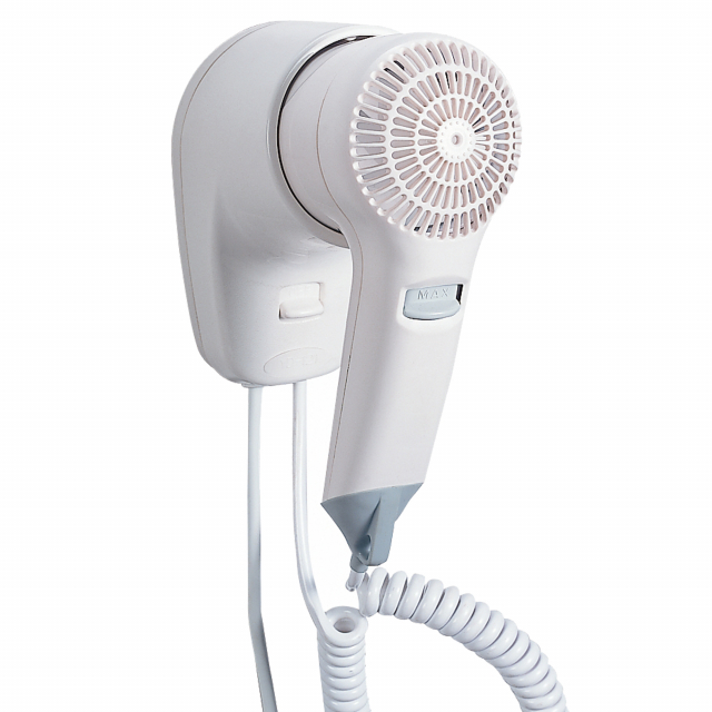 Piccoli, ergonomici e silenziosi, gli asciugacapelli a pistola della linea Yul Basic sono indicati per un uso alberghiero. Dotati di una scocca in ABS di colore bianco all’interno della quale si trova un motore con resistenza da 1200 W. Dispongono di un p