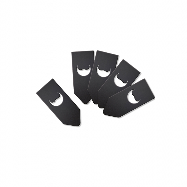 Tag per bottiglia ideali per vinoteche e ristoranti. FORNITO CON 1 PENNARELLO A GESSO LIQUIDO BIANCO.