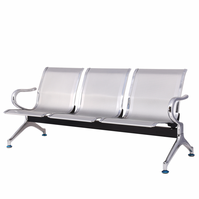 Panca per sala d'attesa in acciaio microforato con trattamento antiruggine e verniciatura elettrostatica. Spessore lamiera 1,5mm. Profili, gambe e braccioli in acciaio cromato.
• Panca a 3 posti
• Dimensioni: L180 x P68 x H78cm
• Colore: grigio
MADE IN CH