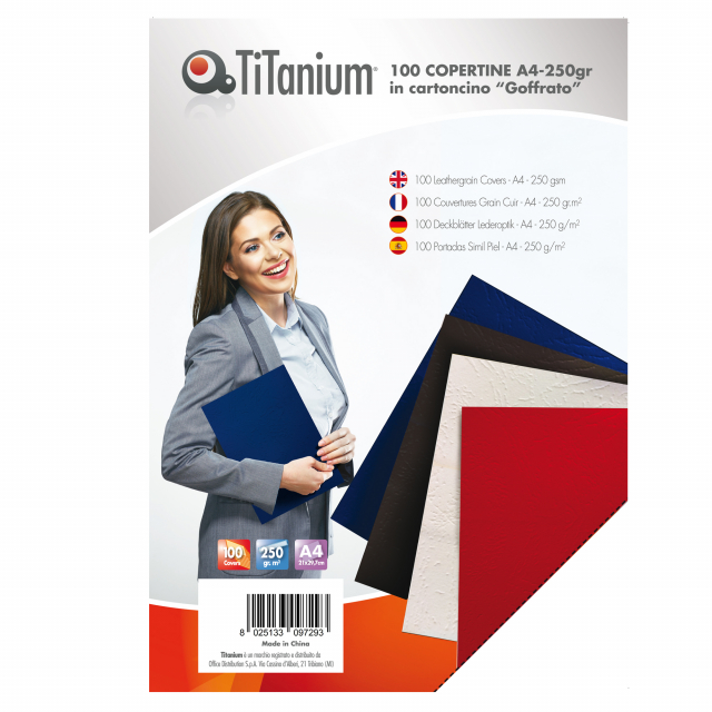 Copertine ideali per conferire un aspetto "finito" alle rilegature.
In cartonicino con goffratura tipo "leather grain" da 250gr
Formato: A4
Colore: rosso