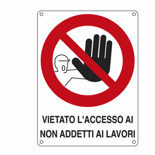 Cartelli di sicurezza con dimensioni e caratteristiche cromatiche e colorimetriche dei segnali conformi alle norme UNI 7543 D.Lgs 81 del 09/04/08. Cartelli in alluminio piano, adatto sia in ambienti interni che esterni con atmosfere anche molto aggressive