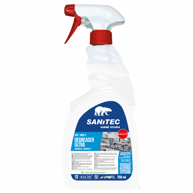 Detergente Sgrassante Universale per sporchi ostinati. Sgrassatore alcalino ad alta concentrazione profumato. Rimuove efficacemente grasso, olio e residui carbonizzati. Ideale su: tapparelle, termosifoni, mobili da giardino, piani di lavoro, cappe, grill,