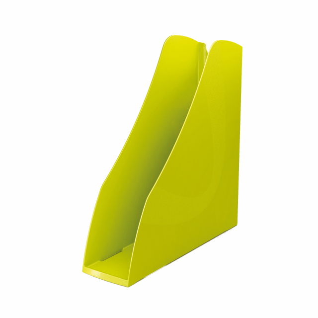 Linea di accessori da scrivania di qualità e stile. Realizzata in materiale infrangibile con accostamenti di finiture lucide e satinate. Portariviste con aperture sul dorso per vederne il contenuto. Soglia anteriore bassa per estrarre/riporre agevolmente