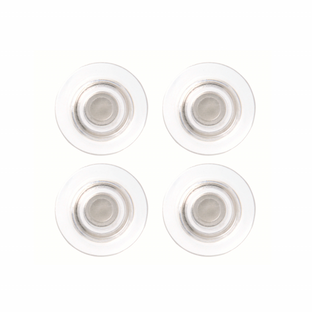 Magneti extra-resistenti ideali su lavagne di vetro. Ottima forza magnetica che consente di affiggere fino a 6 fogli di carta su qualsiasi superficie magnetica. Diametro 32mm.
