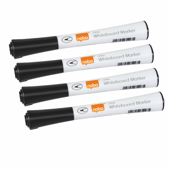 Pennarelli per lavagna bianca con inchiostro di odore tenue e rapida ascuigatura, che risalta sulle lavagne. Utilizzabili sulla maggior parte delle superfici asciutte non porose, comprese le lavagne bianche in vetro, smaltate e in melamina.