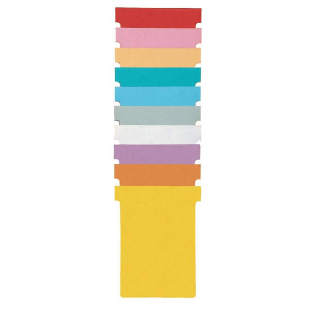 100 schede bianche. Ingombro massimo l28x h 49mm base 16,5mm