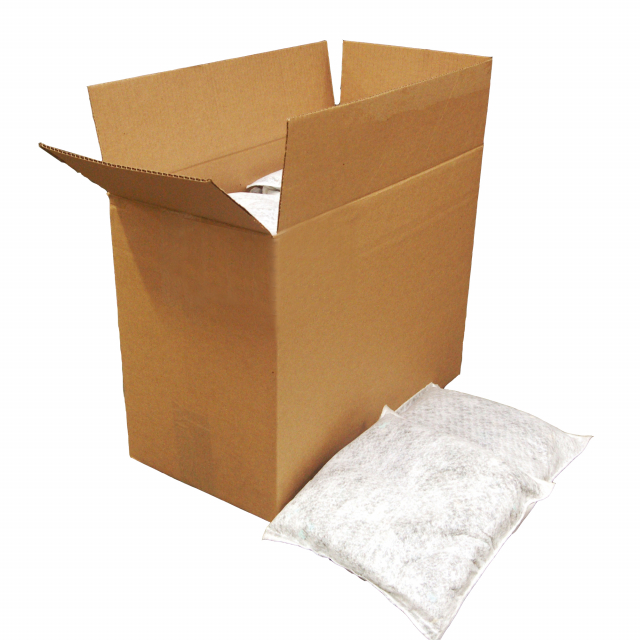 Prodotto altamente adsorbente e resistente realizzato in fibra di polipropilene, facili da usare e riutilizzabili, sono applicabili in tutti i casi dove si presentino fuoriuscite di olio, lubrificanti, idrocarburi, vernici e solventi sia sul suolo che in