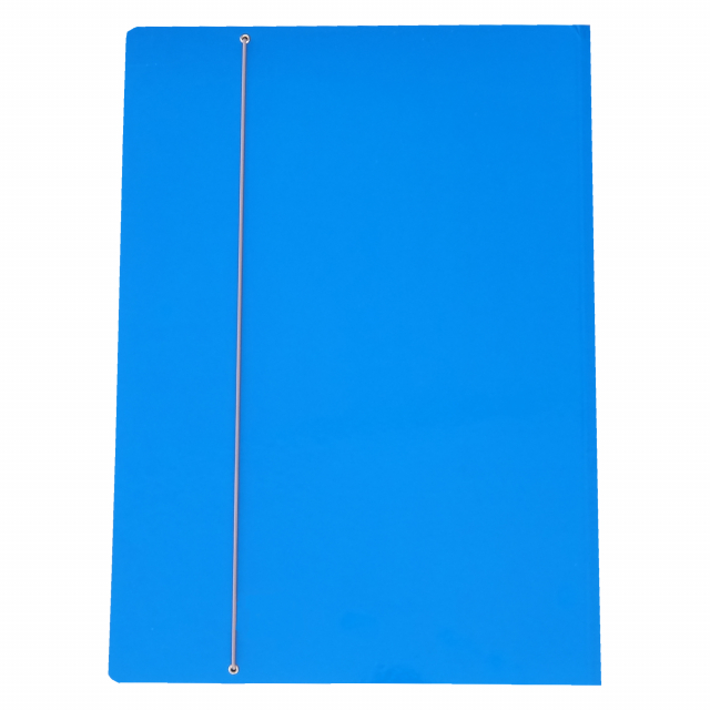 IN CARTONE PLASTIFICATO BILUCIDO SPESSORE 1MM. senza lembi con elastico agli angoli.