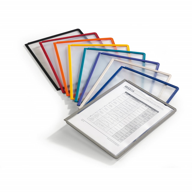 Pannelli di ricambio in ppl per leggii vario. In confezioni monocolore. Made in Germany (DE)