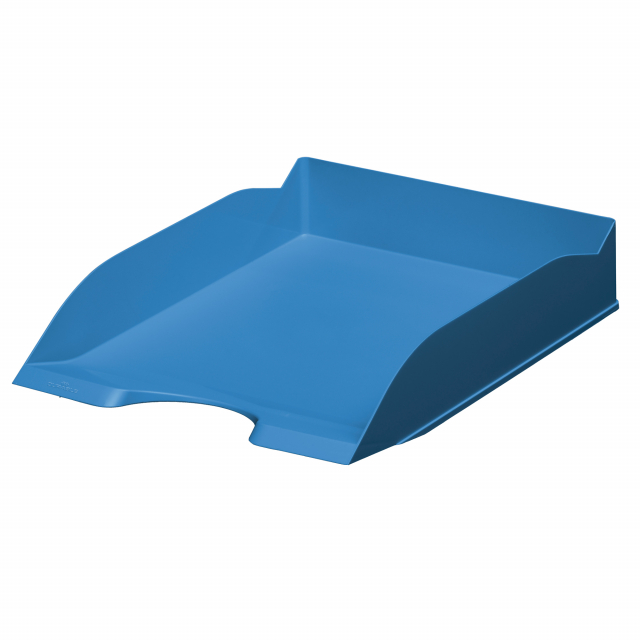 Vaschetta portacorrispondenza per documenti formato A4
. Realizzata con plastica riciclata certificata Blue Angel in conformità con i requisiti RAL-ZU 30a, tutta la gamma è realizzata con plastica riciclata ed etichettata in conformità con lo standard EN