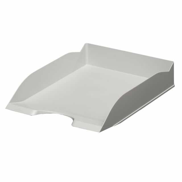 Vaschetta portacorrispondenza per documenti formato A4
. Realizzata con plastica riciclata certificata Blue Angel in conformità con i requisiti RAL-ZU 30a, tutta la gamma è realizzata con plastica riciclata ed etichettata in conformità con lo standard EN