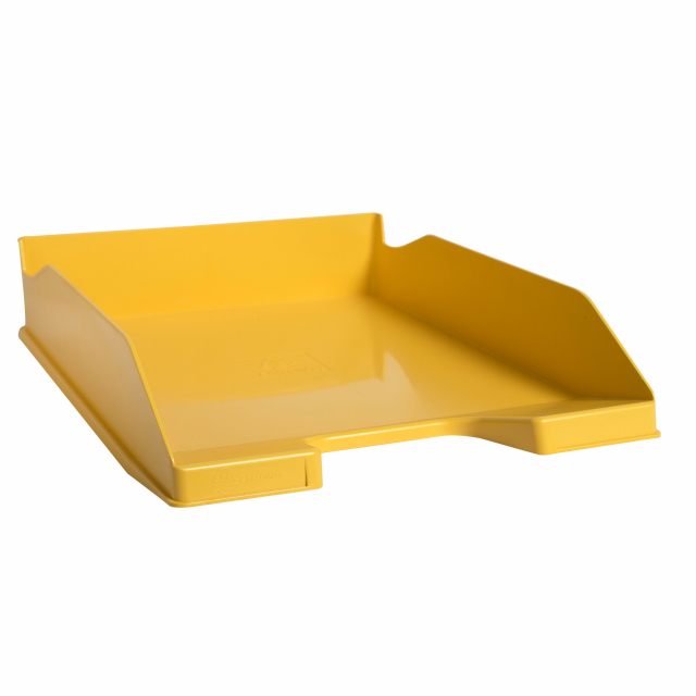 Vaschetta portacorrispondenza in PS. Per formato A4+. Dimensioni:346x254x243mm. Sovrapponibile in verticale. Due sagomature laterali consentono un risparmio di spazio. Portaetichetta in dotazione.