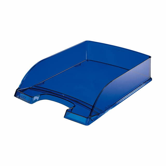 Vaschetta portacorrispondenza in PS. Bordi laterali più alti per una maggiore capacità (H70mm). Impilabile. Capacità standard nel formato A4. Dimensioni: 255x360x H70mm.