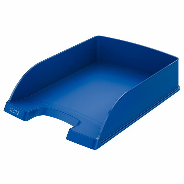 Vaschetta portacorrispondenza in PS. Bordi laterali più alti per una maggiore capacità (H70mm). Impilabile. Capacità standard nel formato A4. Dimensioni: 255x360x H70mm.