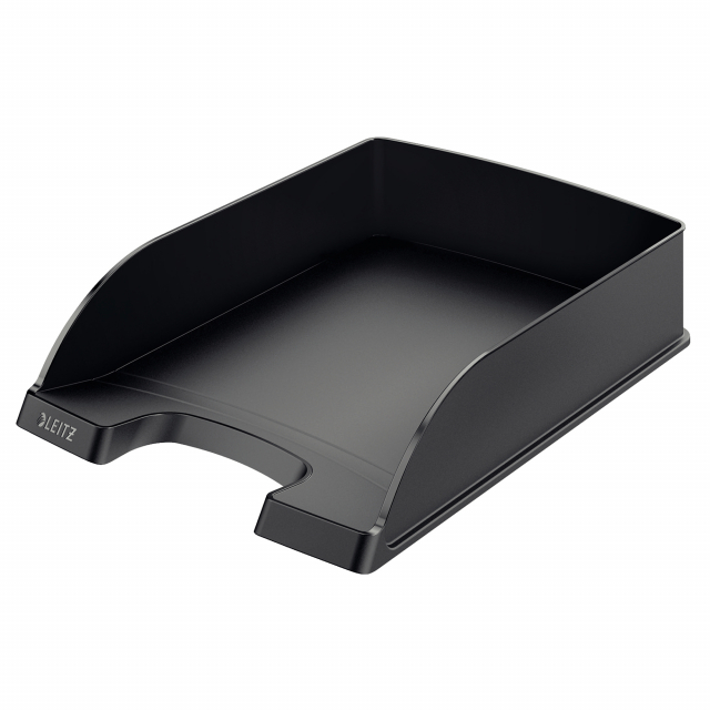 Vaschetta portacorrispondenza in PS. Bordi laterali più alti per una maggiore capacità (H70mm). Impilabile. Capacità standard nel formato A4. Dimensioni: 255x360x H70mm.