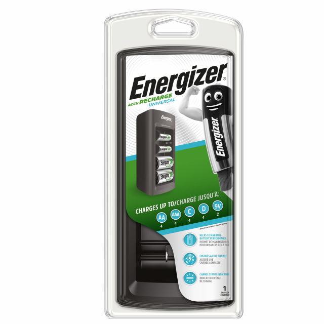 Le prime ricaricabili al mondo prodotte con una percentuale di batterie riciclate mantenendo inalterate le prestazioni, garantiscono una durata fi no a 6 volte superiore ad un'alcalina standard*. La tecnologia Energizer permette la presenza di addittivi s
