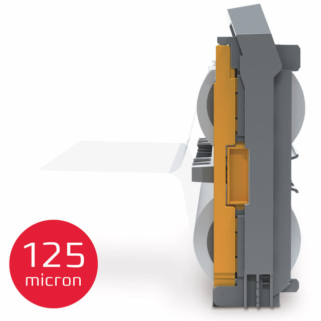 Cartuccia ricaricabile (struttura+film) 125Mic Lucido (A3/A4 34,4m) per plastificatrice automatica Foton 30 GBC