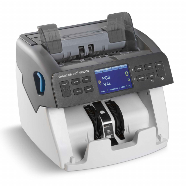 Conta verifica banconote miste professionale a caricamento anteriore (avancarica), dotata di nuova tecnologia con sensori di immagine CIS (colore rosso e verde) e IR (risoluzione immagine più alta e più stabile). L'innovativa modalità MIX VALUTA consente