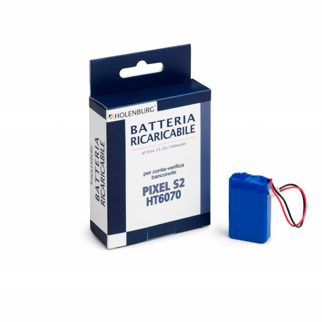 Batteria al litio 11.1V/700mAh per rilevatore PIXEL S2