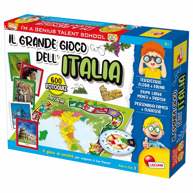 Sei pronto per un entusiasmante viaggio in Italia? Scopri tante curiosità sul nostro paese sfidando i tuoi amici in un'emozionante gara a quiz..anzi a "foto-quiz"! Per vincere, devi rispondere alle domande e completare per primo il tuo puzzle-segnapunti. 