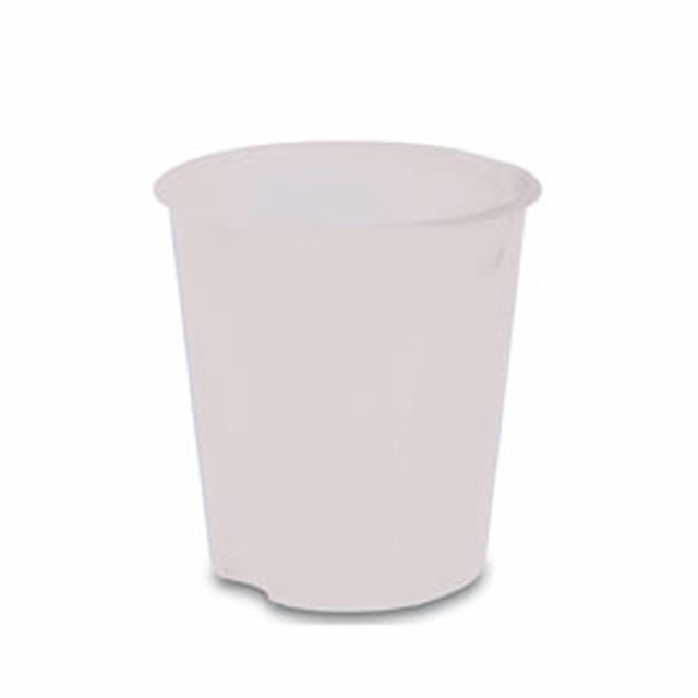 Realizzato in polipropilene antiurto, lavabile.
Dimensioni: H 32,5 cm - Ø31cm. Colore trasparente neutro.