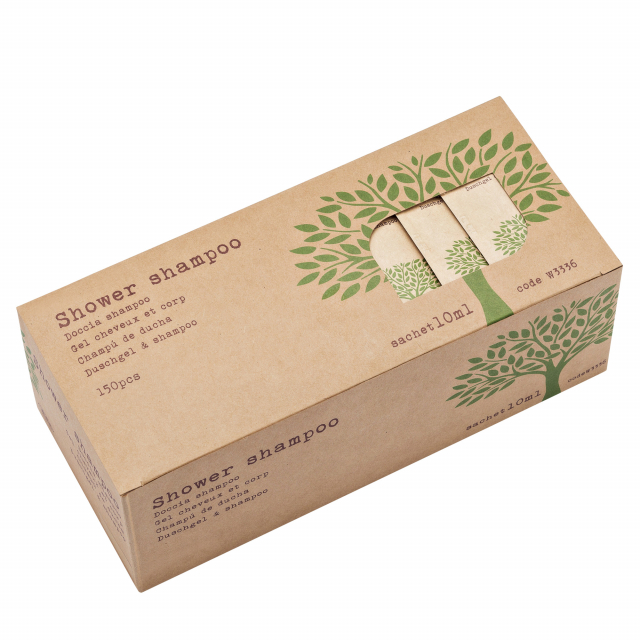 Bustina ml.10 bagnodoccia Shampo Natura. Colore bagnodoccia arancio. Prodotto Monodose. Ideale per Hotel.