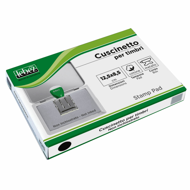 Cuscinetti per timbri in puro cotone. Adatti per qualsiasi timbro in gomma.