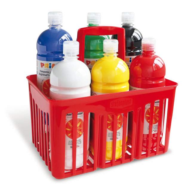 Tempera pronta in bottiglia in pet da 1000ml con tappo dosatore.