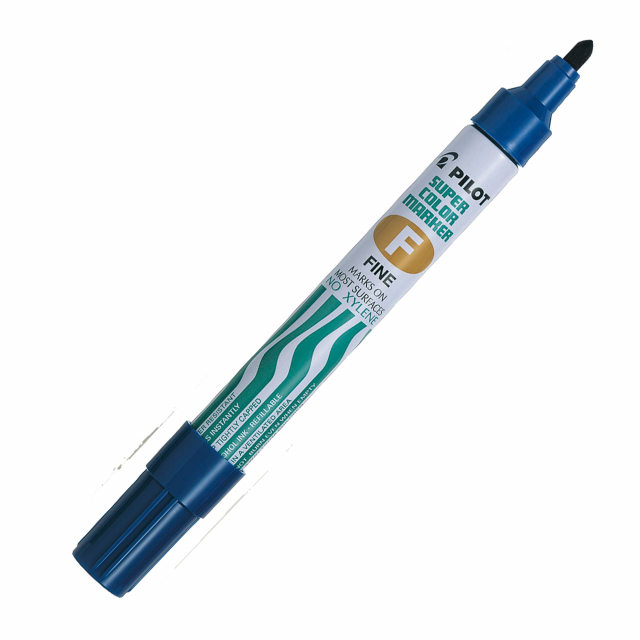 Marcatore universale con inchiostro permanente a base d’olio privo di xilene. Asciugatura rapida. Fusto in metallo. Punta in fibra acrilica.
Punta tonda da 4mm. Tratto da 1mm.
Colore: blu.