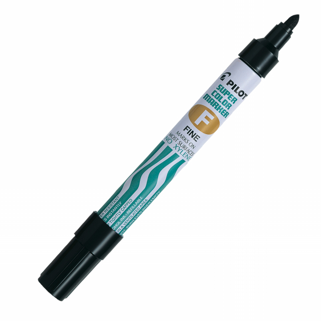 Marcatore universale con inchiostro permanente a base d’olio privo di xilene. Asciugatura rapida. Fusto in metallo. Punta in fibra acrilica.
Punta tonda da 4mm. Tratto da 1mm.
Colore: nero.