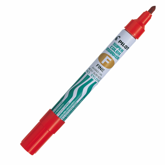 Marcatore universale con inchiostro permanente a base d’olio privo di xilene. Asciugatura rapida. Fusto in metallo. Punta in fibra acrilica.
Punta tonda da 4mm. Tratto da 1mm.
Colore: rosso.