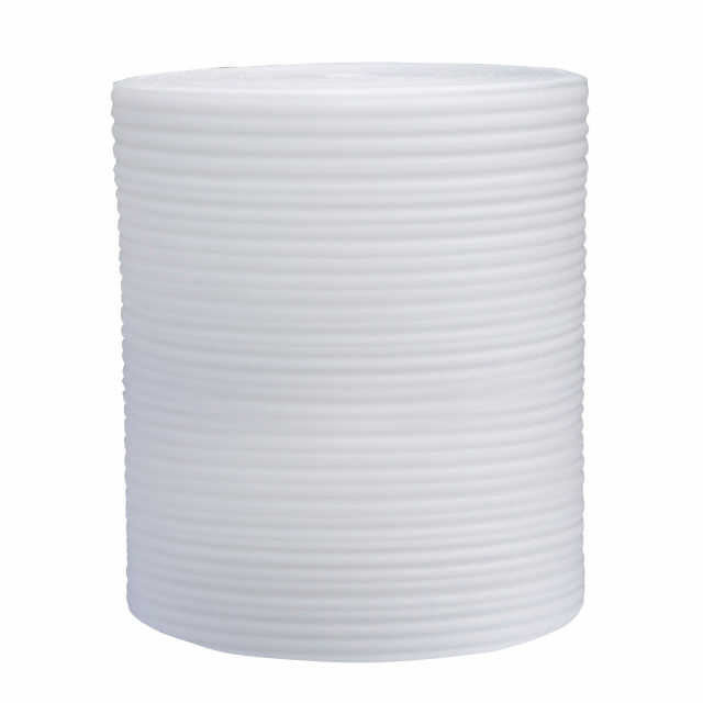 Film in schiuma di polietilene Cell-Aire®. 
Materiale protettivo per imballaggio, economico, pratico e adatto all'isolamento termico e contro l'umidità. 
Completamente riciclabile e riutilizzabile. 
Spessore 1mm.
Confezione da 3 rotoli da 50cm x 500mt.