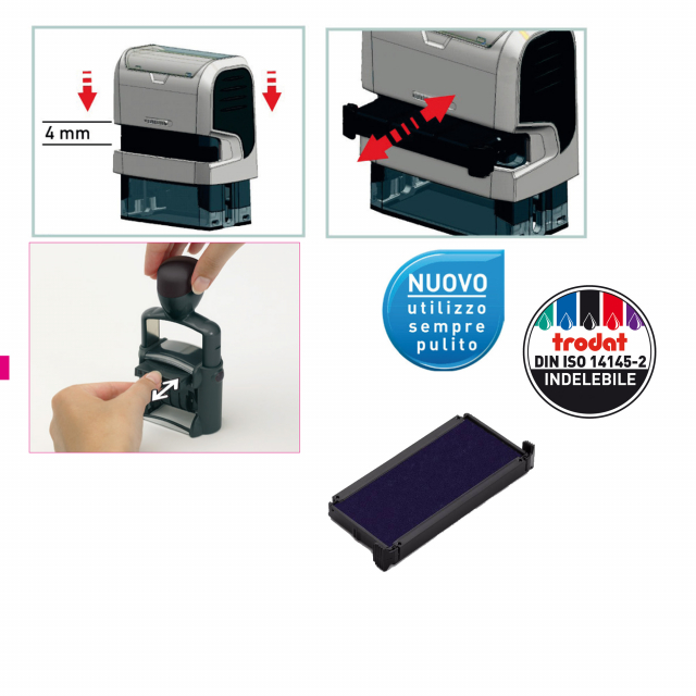 CUSCINETTO INCHIOSTRATO PER PRINTY 4915