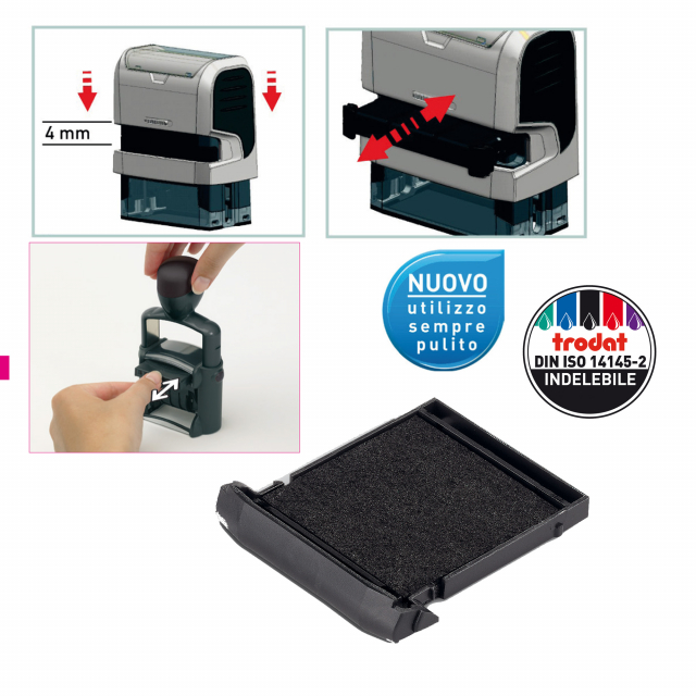 Cuscinetto inchiostrato per timbri: PRINTY 9440