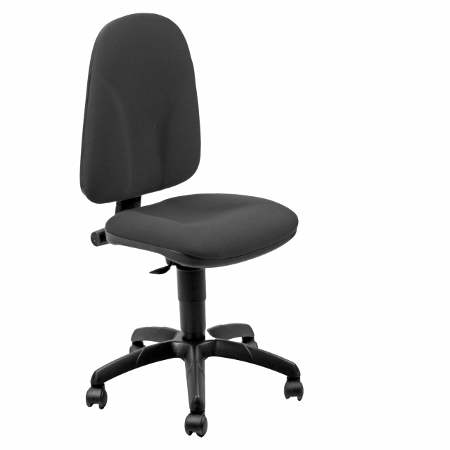 Seduta operativa con schienale alto anatomico sagomato con supporto lombare. Meccanismo a contatto permanente. Elevazione a gas. Base in poliammide con ruote. Rivestimento in tessuto ignifugo NO FLAME (reazione al fuoco classe 1). Compatibile sia con brac