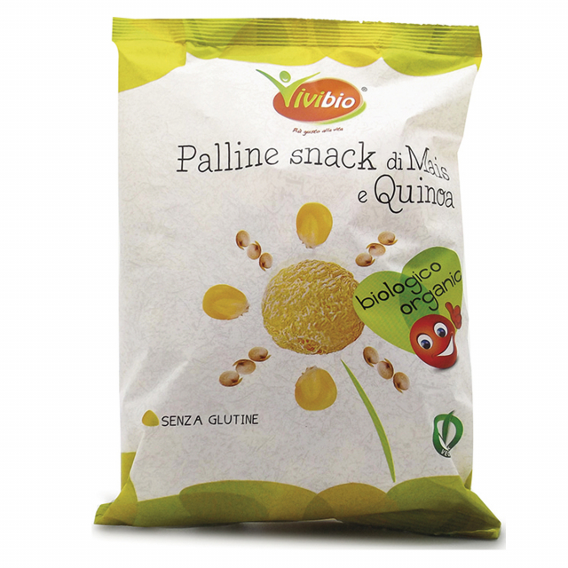 Ingredienti: farina di mais (89%), quinoa (10%), sale marino.