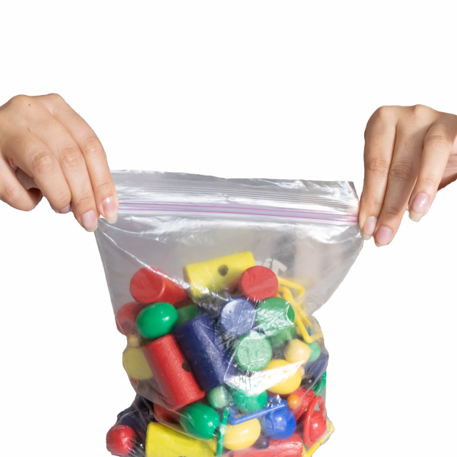 100 sacchetti zip 25x35cm plastica 45mic.