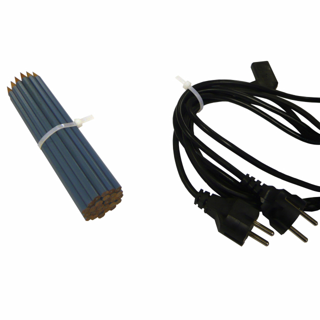 Faschette bianche auto-stringenti in nylon BIANCO, MISURE 100X2,5MM