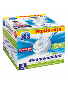 Ricariche di magnete assorbiumidità estremamente efficaci basate sulla tecnologia più avanzata nel campo dell’assorbimento dell’umidità. Il magnete
assorbiumidità combatte la formazione di condensa, l’umidità e gli odori di stantio per 2-3 mesi e contribu