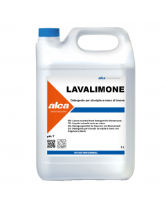 Per il lavaggio a mano di piatti e stoviglie. Rimuove lo sporco e fa brillare  pentole, posate e bicchieri. Profumato al limone.