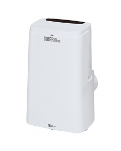 SIBERIA 12K è un condizionatore d’aria portatile dalla struttura compatta, design lineare, forme minimali e semplici che si adattano all’ambiente domestico. Dotato di un pannello di controllo LED posto sulla parte superiore per una efficace e semplice ges